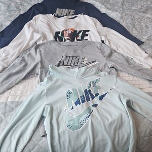 Nike Long Sleeve Shirt Collection - Blue, Gray, White